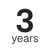 3 Year Warranty