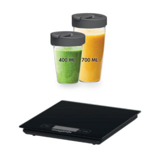 2 BlendCups & Digital Scales