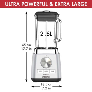 Blender Power 5XL Blend and Go Bundle| Magimix's Best Large Blender