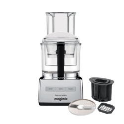 5200XL Food Processor Mirror Chrome with Dicing Kit Bundle